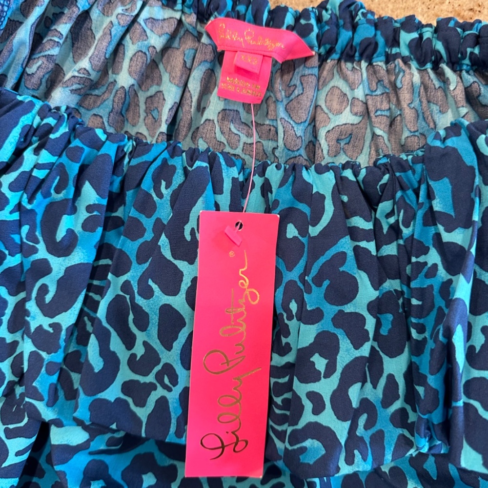 🛍NWT!! Lilly Pulitzer Beatrix Top- Oyster Bay Navy “My Favorite Spot” NWT!!!🛍 - Picture 11 of 14